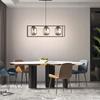 Hanging Ceiling Lamp for Living Room Dining Room 3 Glass Shades