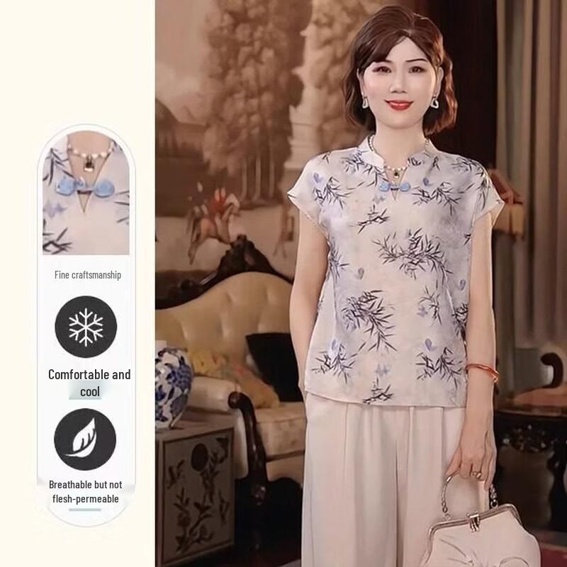 Jianhu New Chinese Style Short Sleeve T-Shirt 3XL