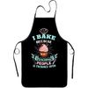 Baking Apron for Women I Baking Because People Is Frowned Aprons Gifts for Men Woman Family Friends