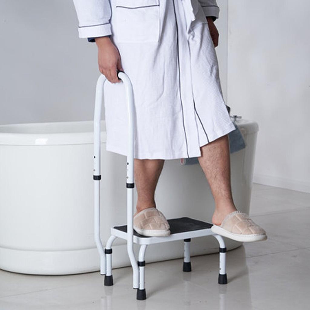 Step Stool Ladder 3 Adjustable Height with Handle Max Load 150KG for RVs