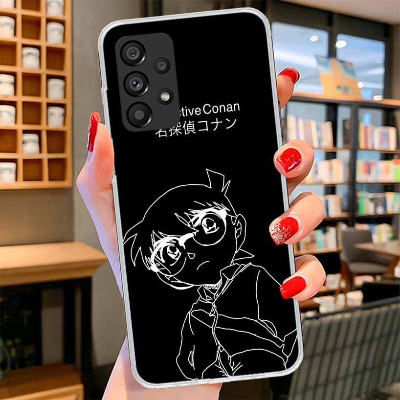 Anime Conan Phone Case For Samsung Galaxy A17 A37 A57 A16 A26 A36 A56 A15 A25 A35 A55 A14 A24 A34 A54 A13 A23 A33 A53 Galaxy A16