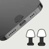 Android Apple Dust-proof Mobile Phone Dust Plug Typec Interface Soft Silicone Waterproof Scratch-proof Charging Port Bare Metal