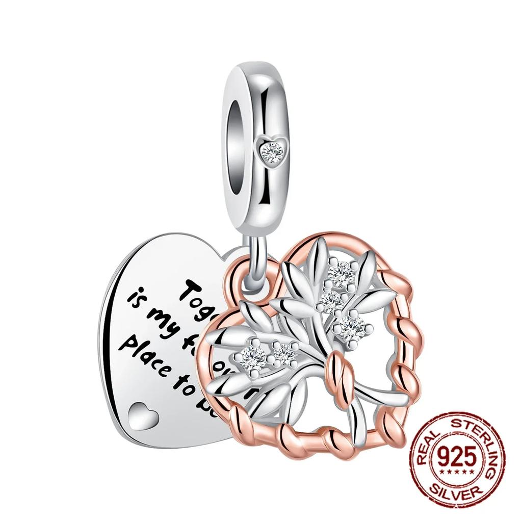 S925 Silver Butterfly Sparkling Flower Iris Tulip Lavender Sunflower Beads Fit Original  Bracelet DIY Bead Women Jewelry