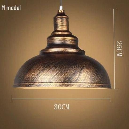 American Retro Wrought Iron Pendant Lamp for Restaurants and Bars