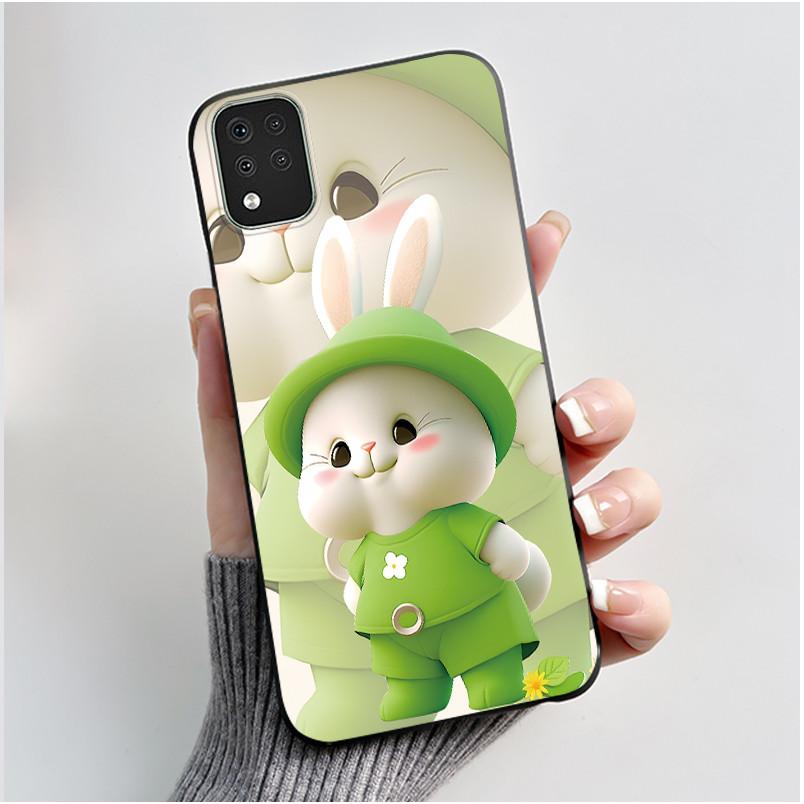For LG K42 Case LMK420 Cute Love Rabbit Silicone Soft Coque Protective Back Cover For LG K42 K52 K62 K 42 Q52 Bumper Shell Funda