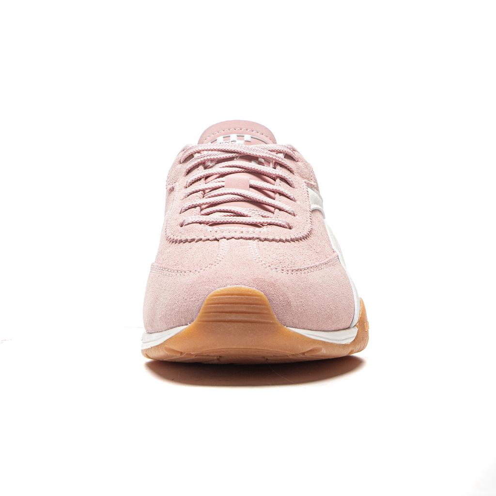 Li Ning Film TURBO Slip Resistant, Abrasion Resistant, Lightweight Low top Casual Shoes Women's Pink White AGLV236-2