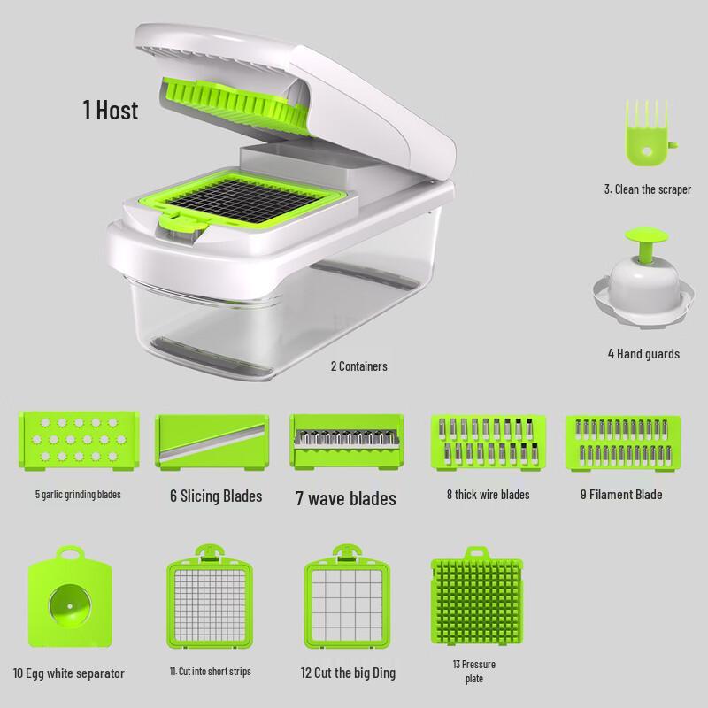 LISM 15-in-1 Multi-functional Vegetable Slicer & Shredder