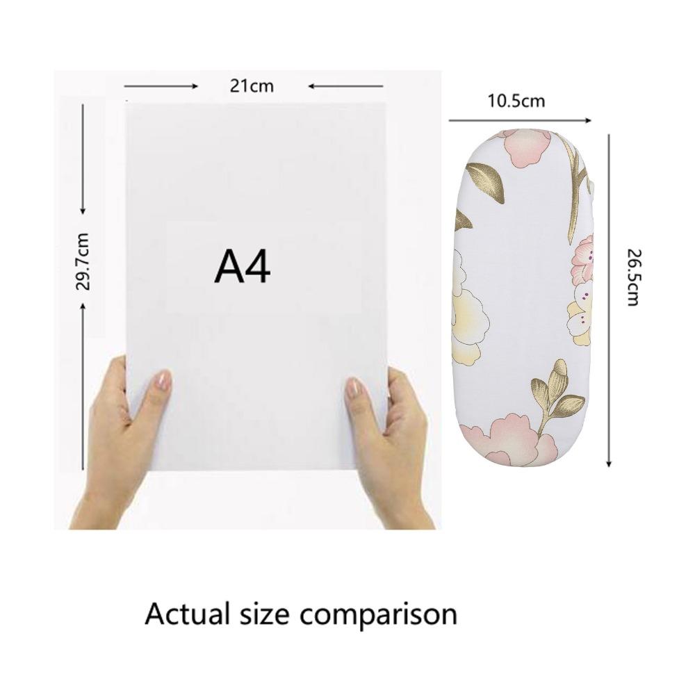 10.43 Inch Foldable Mini Ironing Board Portable Compact Sleeve Ironing Board Peony Design Space Saving Tabletop Ironing Board