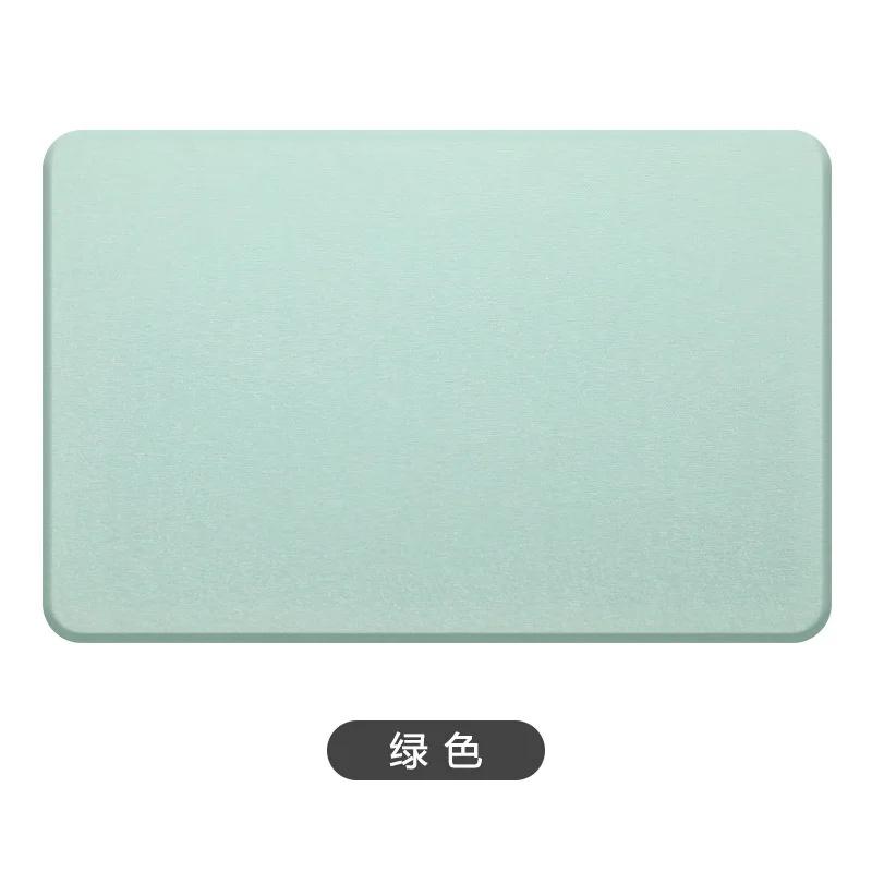 Diatomite Mat Stone Bath Mat Super Absorbent Diatomite Carpet Quick Drying Diatomaceous Earth Bath Mats Non-Slip Shower Rug