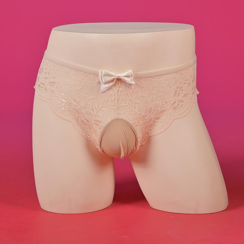 Δαντελωτό Διάφανο Sissy Pouch Σλιπ Σέξι Δαντελωτό Διάφανο Σλιπ Γκέι Άνδρας Με Διαχωρισμό Για Κούκλα Εσωρούχα JK Καμαριέρα Άνδρας Σλιπ