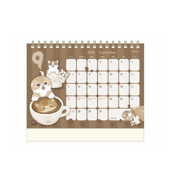 Mofusand 2026 Schreibtischkalender ( Inklusive Mini-Aufkleber ) Japan NEU