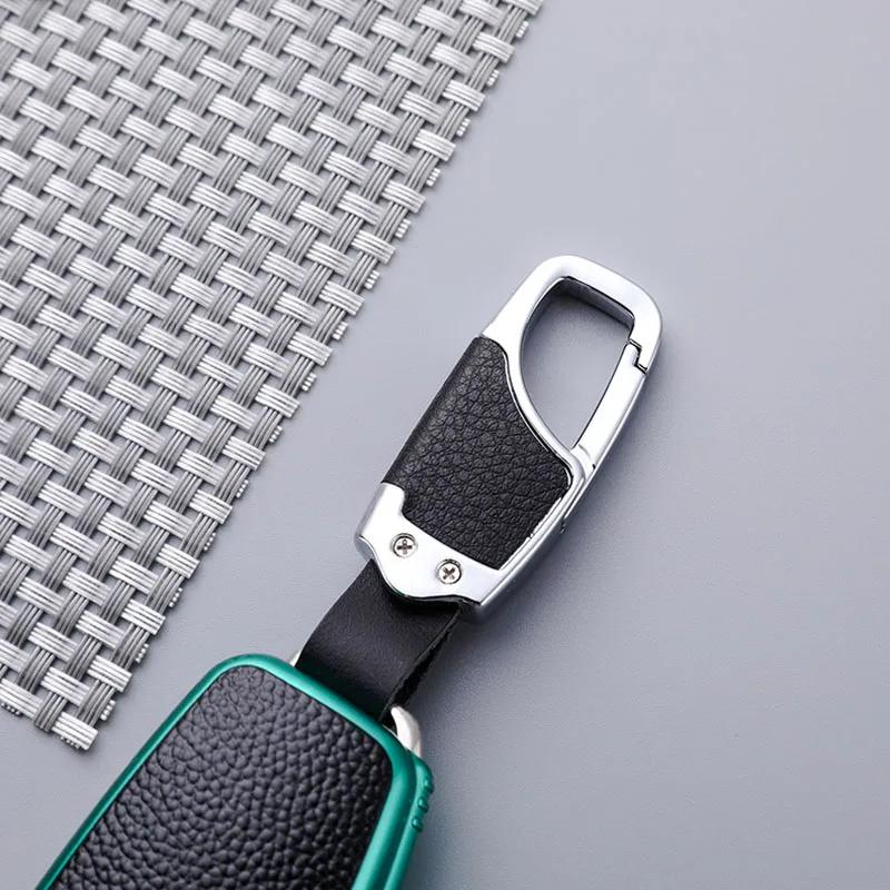 Leather Car Keychian Key Ring Pendant Key Holder for Peugeot 3008 2008 107 o 208 306 308 408 508 207 307 206 406 407 205 4008 5008