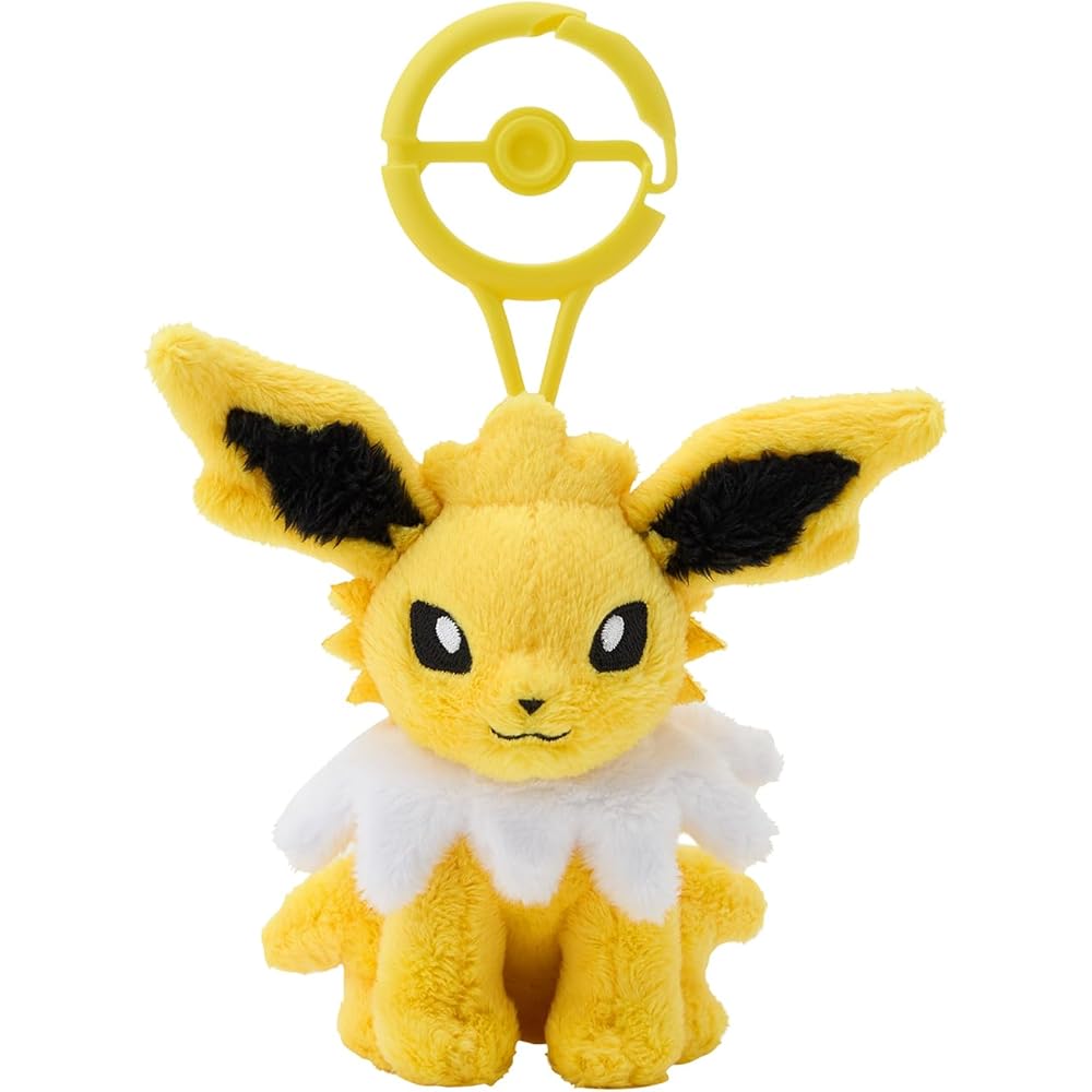 Pokemon Center Original Carabiner Mascot Plush Toy - Eevee Character - Soft and Cute Design