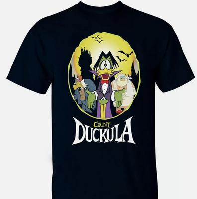 T-shirt Cartone Animato Conte Duckula Cotone Per Uomo Donna Tutte le Taglie S-2345Xl