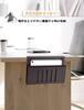 XUANDONG Desk Side Pocket, Tableside Storage with Clamp, LaptopTabletDocument Storage, Wire Concealment, Charging Stand, and Heat Dissipation Stand
