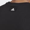 Adidas 3-Stripe Logo Print Sports Crew Neck T-Shirt Men Tops Black GU3643