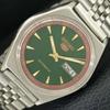 GENUINE VINTAGE SEIKO 5 AUTOMATIC 6309A JAPAN MENS GREEN DIAL WATCH A708318-1