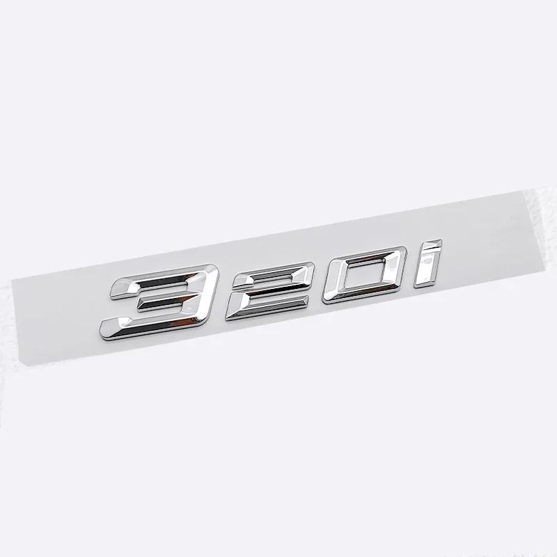 Naklejki z literami ABS na samochód Naklejka Voor BMW 320i 520Li 730Li 760Li Emblemat z tyłu