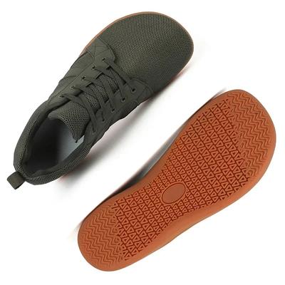 Nowe męskie szerokie minimalistyczne trampki Barefoot Unisex minimalistyczne trampki ze sztucznej skóry Lekkie regulowane wsuwane buty do chodzenia