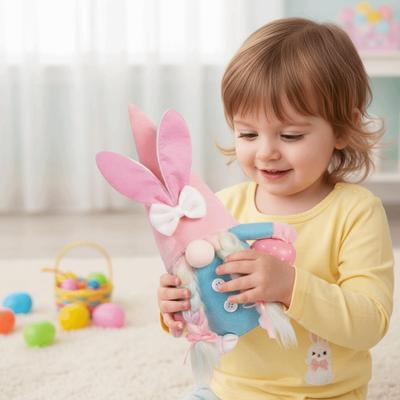 Spring Gift Easter Decor Faceless Gnome Easter Party Material Easter Bunny Faceless Feature Bunny Ornament Girl Room Decor