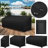 3/2/1 Seat Garden Bench Covers Waterproof Heavy Duty 210D Oxford Outdoor Bench Slipcovers with Anti-UV Patio Garden Chair Cover