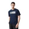 Puma Breathable Casual Simple Short Sleeve T-Shirt Men Tops Blue 686373-06