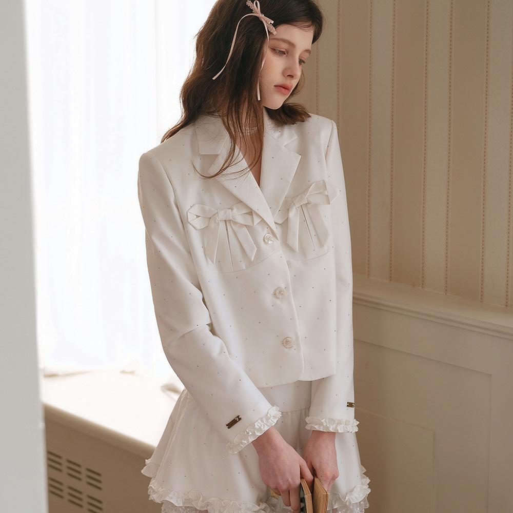 Cest Moidew Cest_Diamond Ruffle Short Jacket