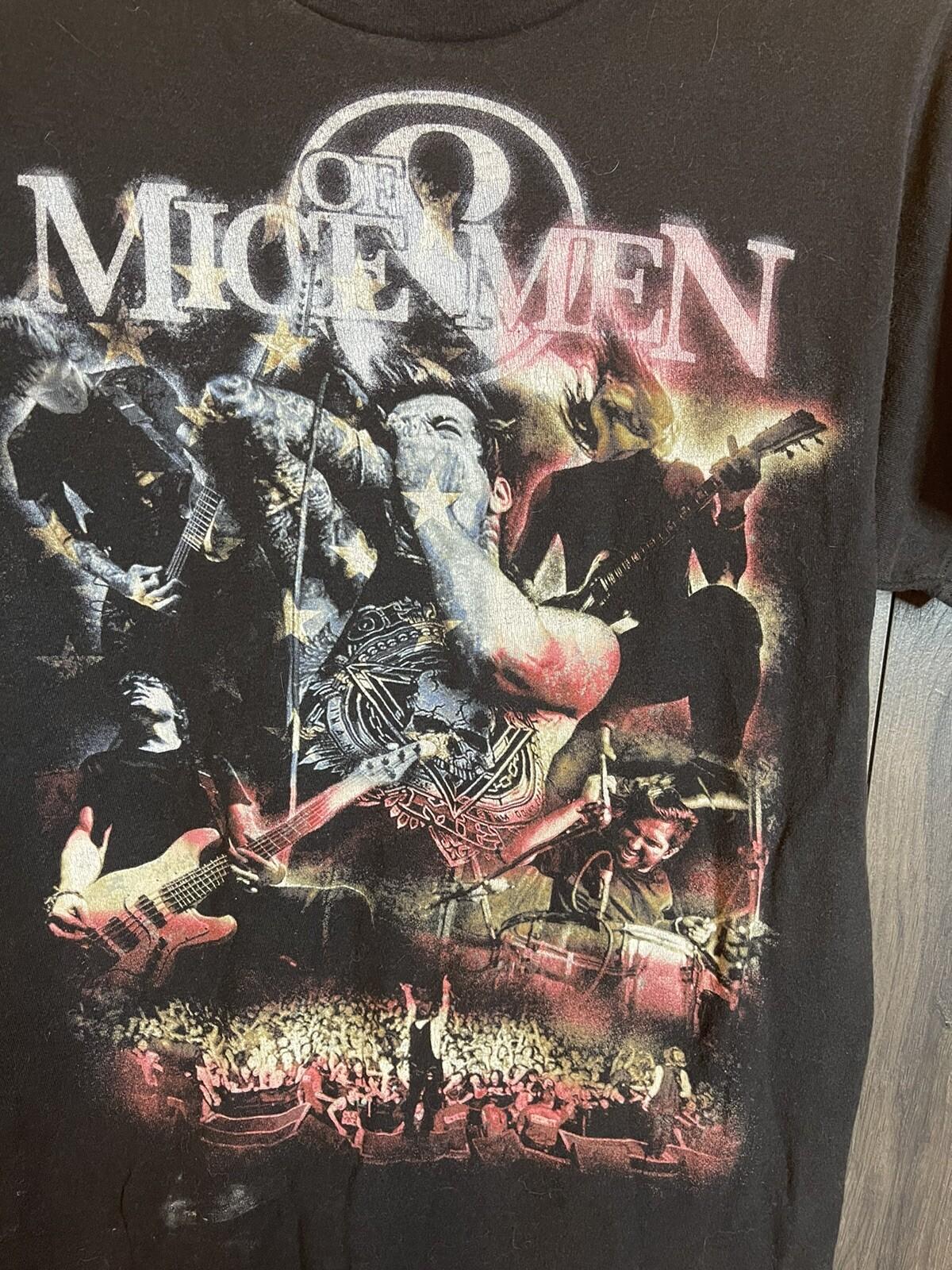 Of Mice And Men American Dream Tour 2014 Black Graphic Band Shirt Adult Small Unisex T-Shirt S