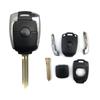 2-Knopf Autoschlüsselgehäuse Ungeschliffenes Schlüsselblatt Schlüsselanhängerabdeckung für SsangYong/Korando/Kyron/Actyon/Rexton