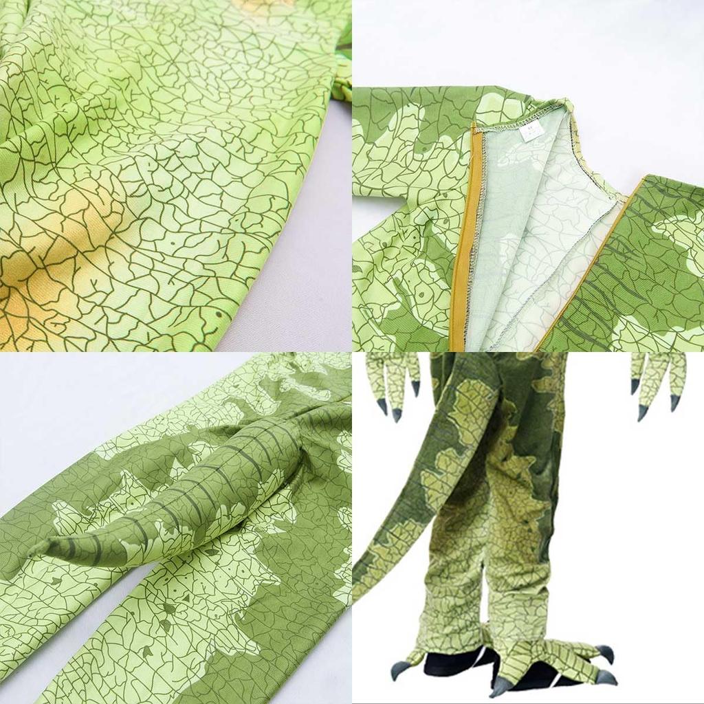 [monoii] Halloween Costume for Kids Boys and Girls: Dinosaur Costume, Triceratops, Tyrannosaurus, Stegosaurus, T-Rex, Spinosaurus, Dilophosaurus,