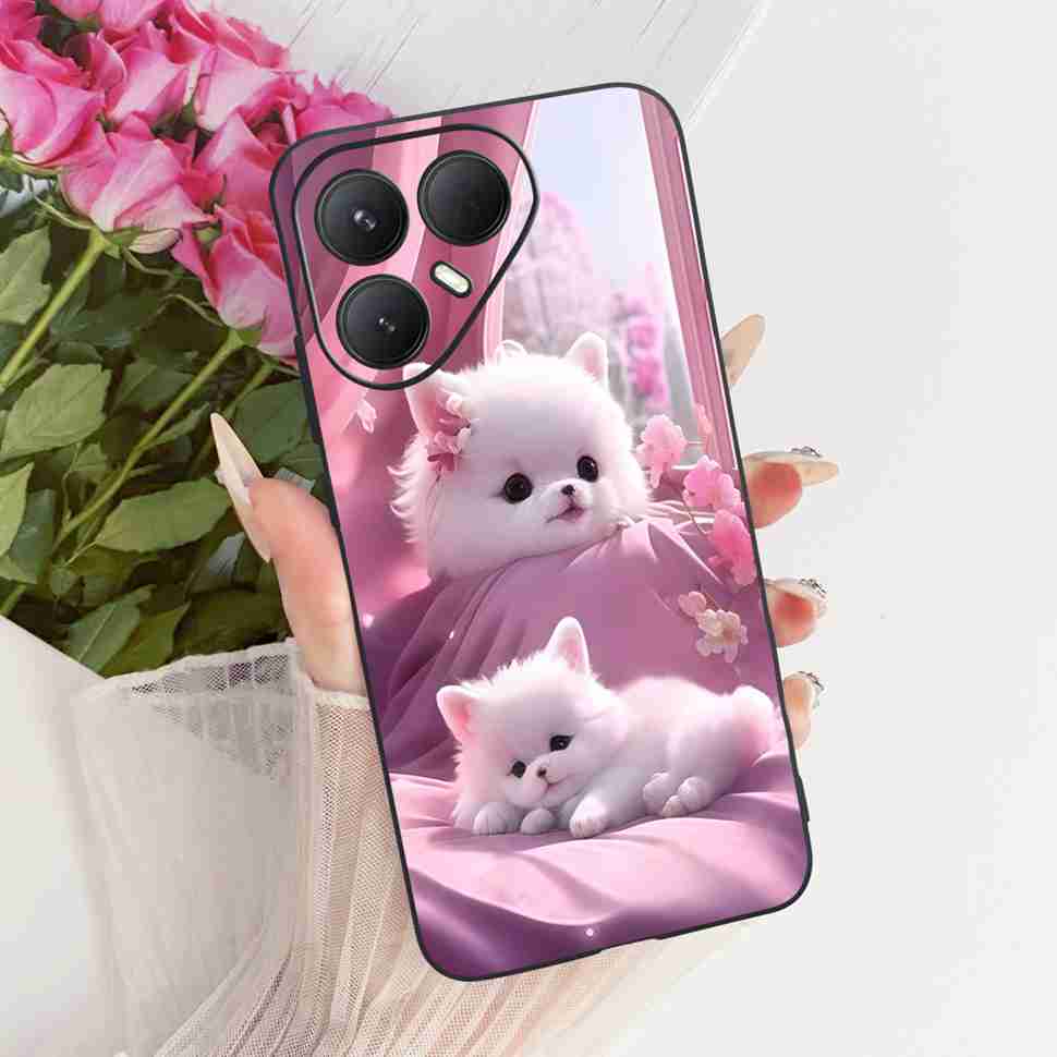 For Tecno Pova 7 Ultra 5G LJ9 Case Cartoon Cat Tiger Silicone TPU Black Cover For Tecno Pova 7Ultra 5G 6.67" Phone Cases Fundas