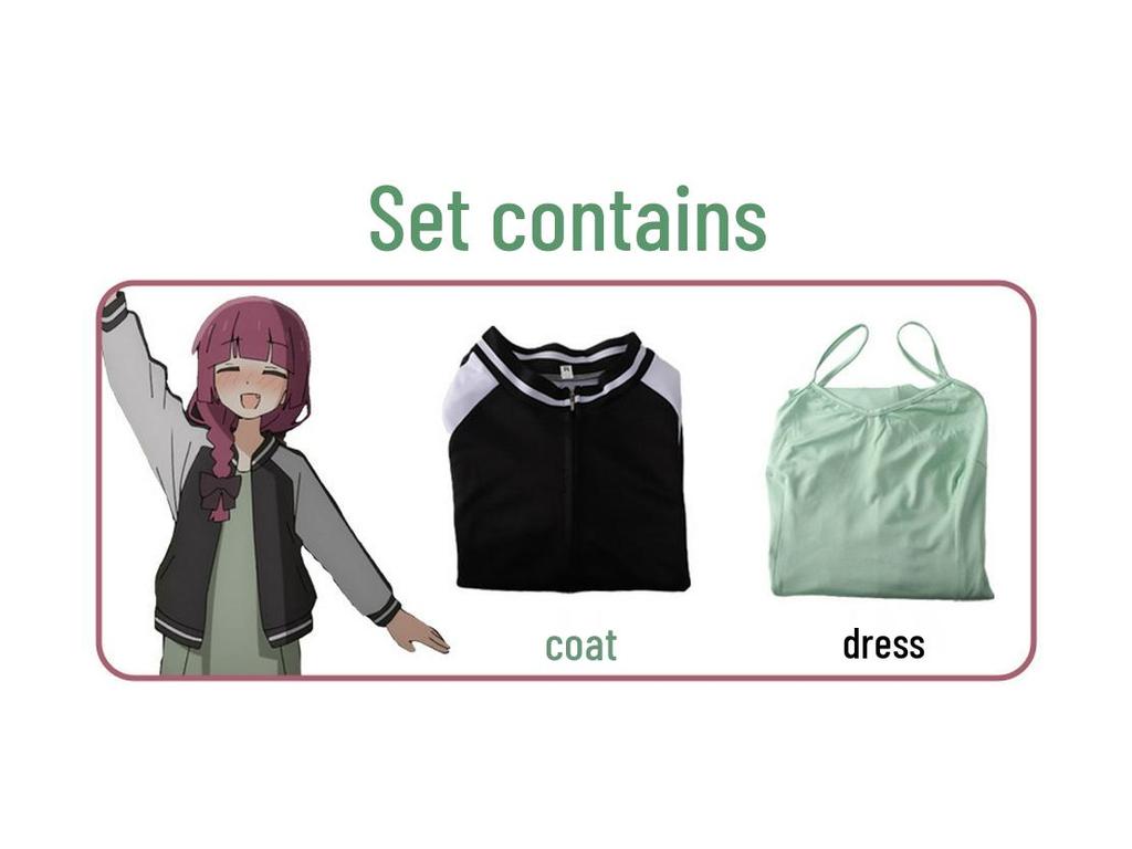 Bocchi the Rock Hiroi Kikuri and Gotou Hitori Anime Cosplay Costume Dress