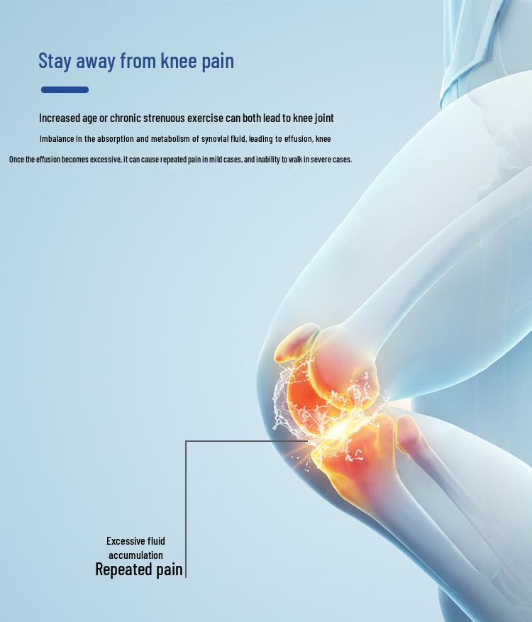 Far Infrared Electric Heating Knee Massager for Pain Relief and Therapy