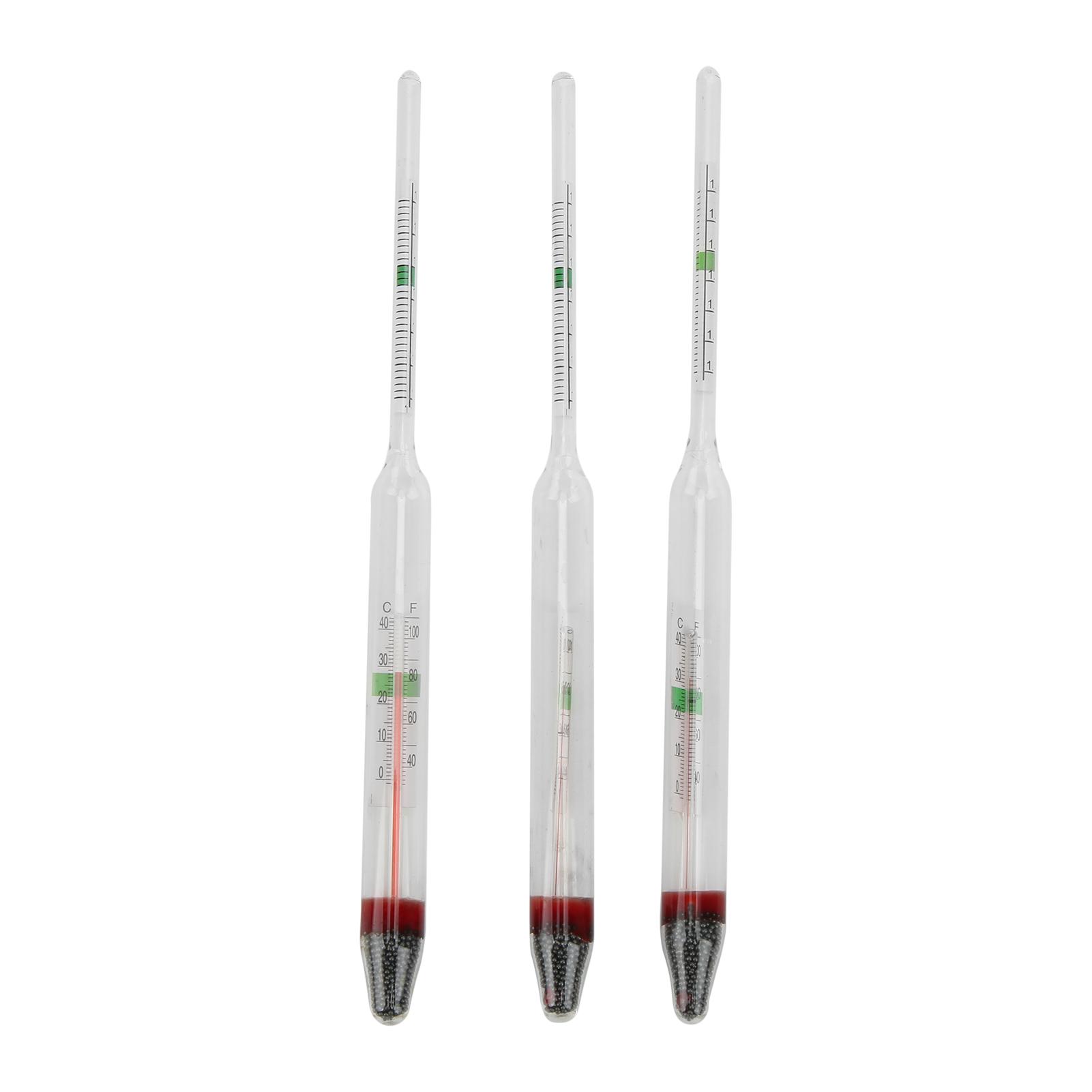 Aquarium Glass Saltwater Hydrometer Fish   Water Temperature Thermometer for Aquarium Fish