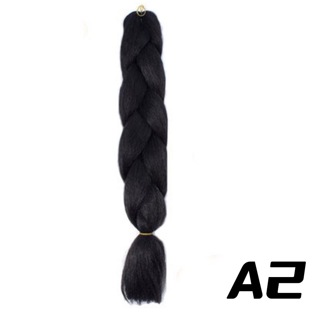 MISS WIG Synthetic Long Braid Ponytail Extension Straight Sleek Wrap Around Colorful Braid Hair Extensions Ponytail Natural Soft For Women Wear