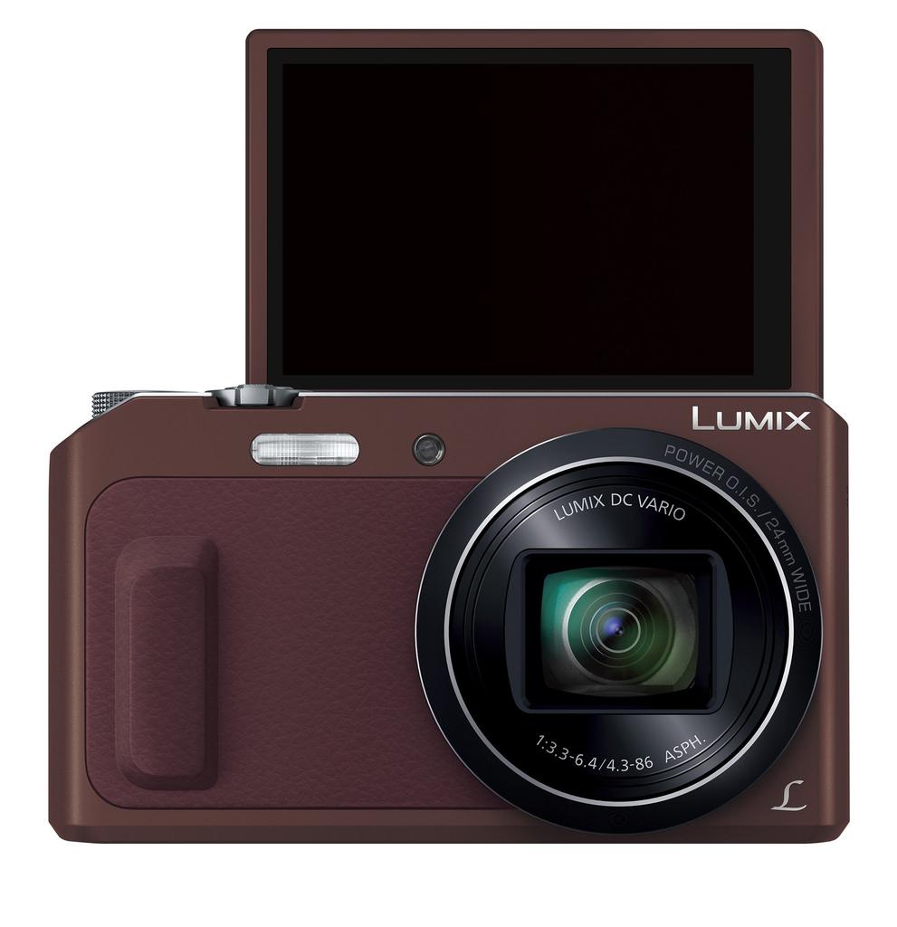Panasonic Lumix TZ57 Digital 20x Optical Camera, Zoom, Brown, DMC-TZ57-T