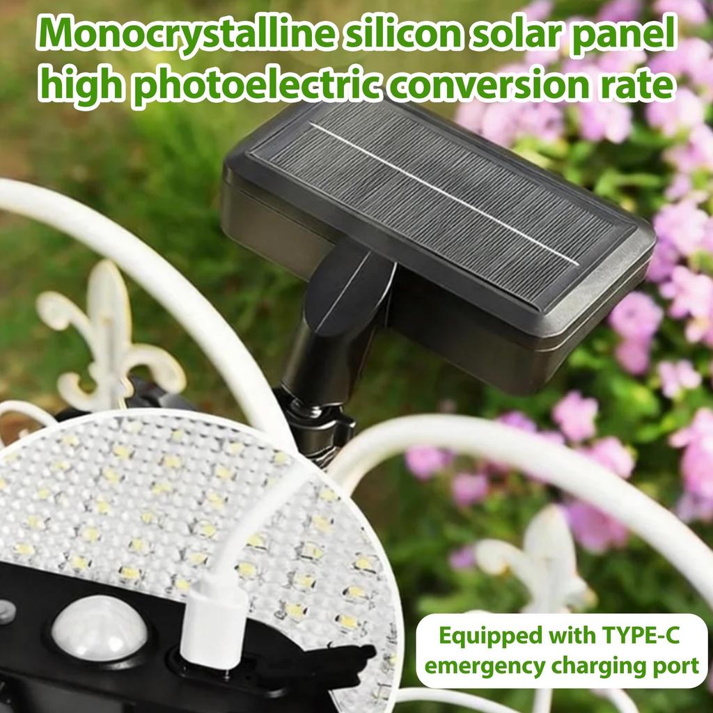 Magnetic Solar Light Outdoor Motion Sensor, Semi Embedded Installation, Solar Charging, Suitable for Courtyards, Terraces, Fences, and RVs