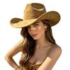 Women S American Retro Cowboy Hat Outdoor Casual Sun Protection Hat
