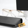 New sunglasses outside Europe, America and other regions Men's and women's square flat glasses Classic travel fashion optical glasses