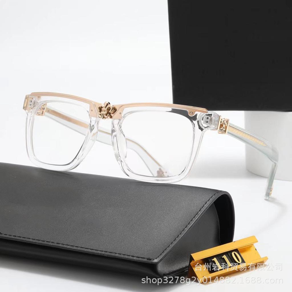 New sunglasses outside Europe, America and other regions Men's and women's square flat glasses Classic travel fashion optical glasses
