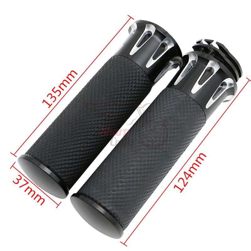 Snapklik.co : Cable Throttle Control otorcycle Grips 1 25