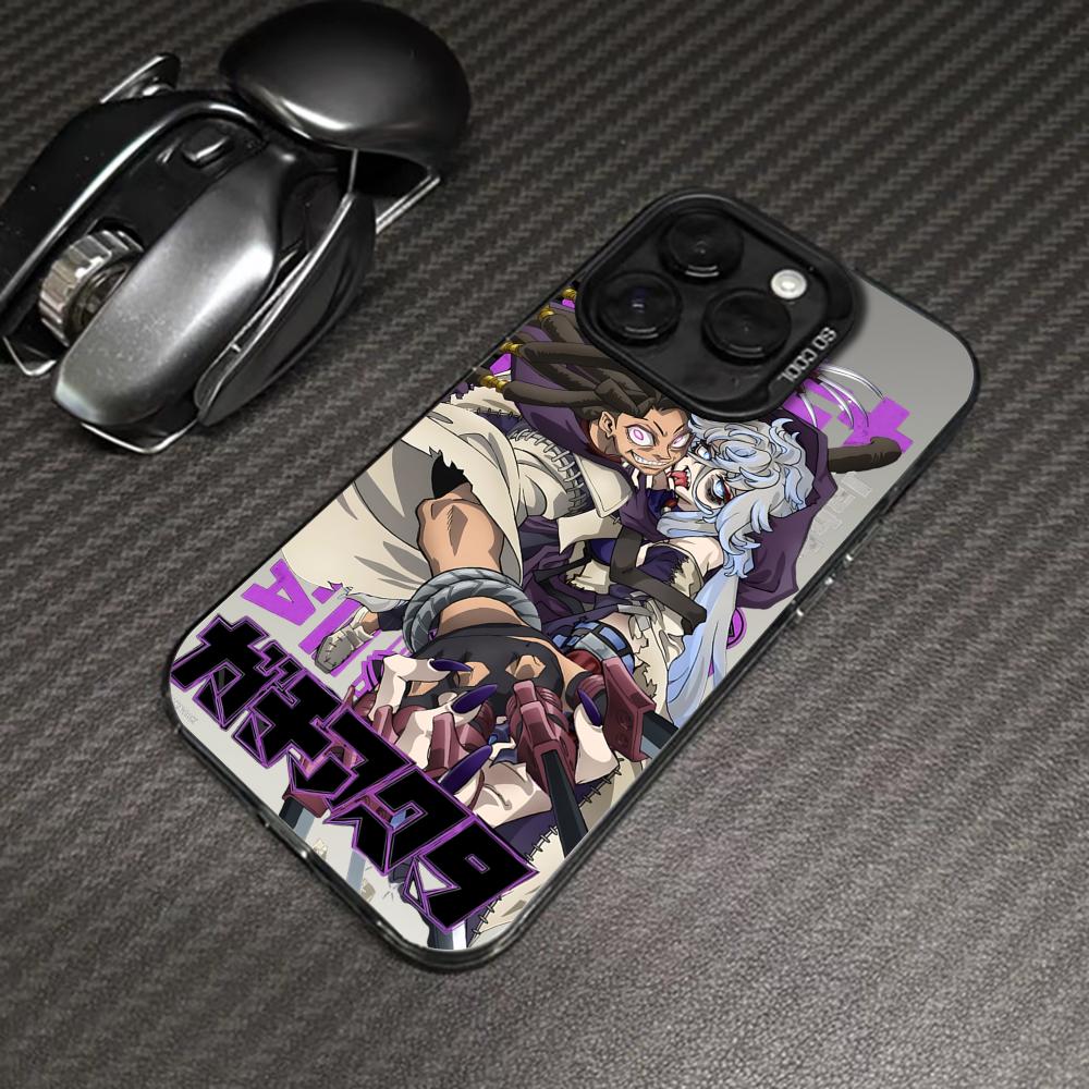 Anime GACHIAKUTA Phone Case black IMD Colorful Silver Suitable case for iPhone 17 16 e 15 14 13 12 11 XS Pro Max