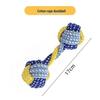 Pet Interactive Cotton Rope Teething Ball with Double Pull Knot for Dogs