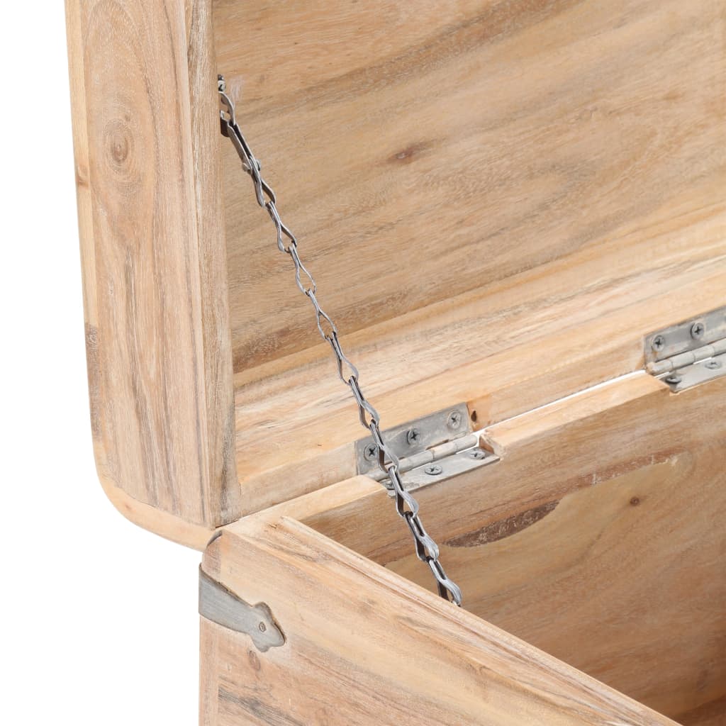 Storage Chest 40x40x40 cm Solid Acacia Wood