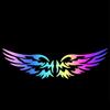 Car Reflective Decal Car Auto Body Sticker Adhesive Colorful Reflective Decal Auto Exterior Decoration Accessories For Vehicle
