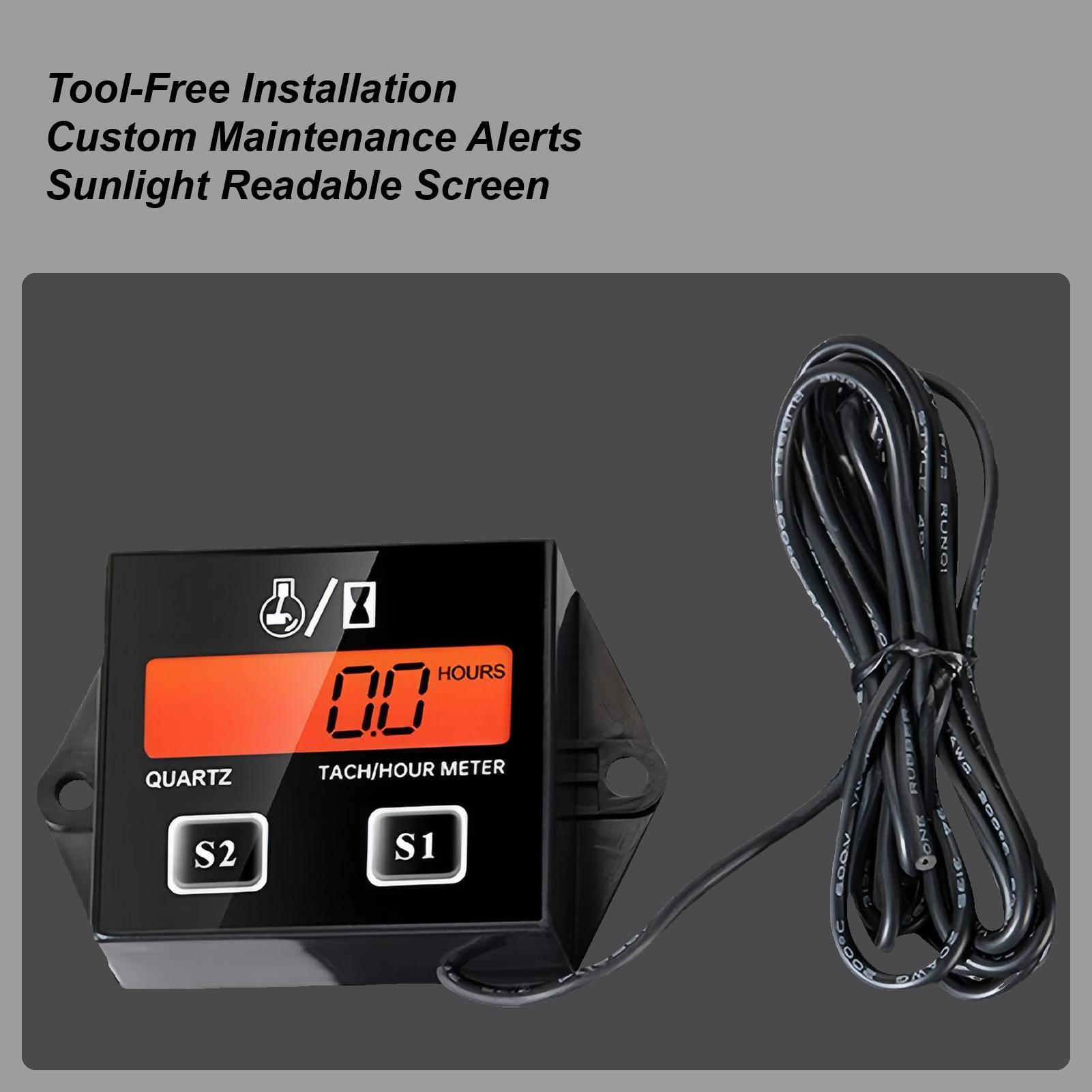 

Inductive Tachometer Precise Meter Support Tool Engine Digital Tachometer For Friends Men Outdoor Repair Maintenance Equipment China Mainland