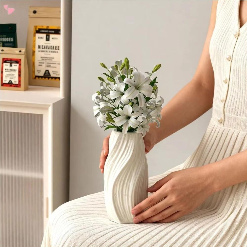 DIY Vase Molds Silicone Wavy Flower Pot Mold Ins Resin Molds  Home Decor