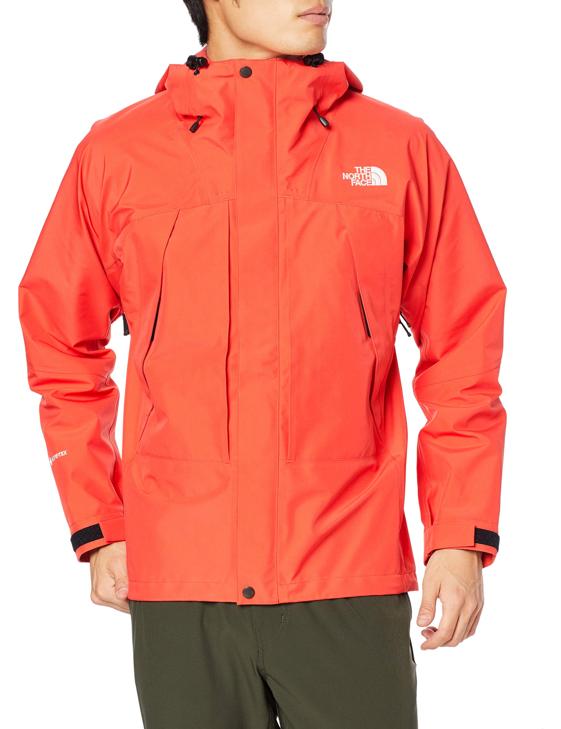 

North All Mountain Jacket NP61910 Waterproof Breathable Lightweight Flare Orange L [The Face] Men s Gore-Tex