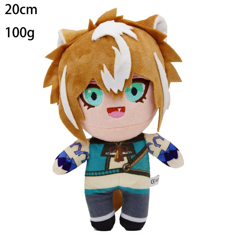 Genshin Impact Game Plush Toy Zhongli Walnut Ganyu Dilucoli Doll Cute Plush Rag Doll Christmas Birthday Gift for Children
