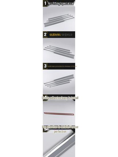 Door Edge and Body Trim Strip for 17 Viano - Anti-Scratch Protection and Styling Enhancement